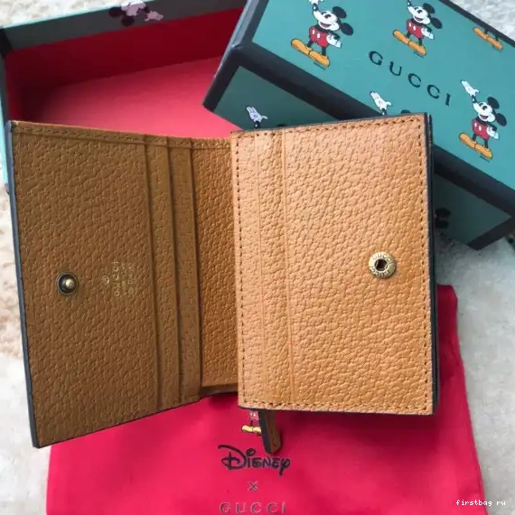 First bag ru GG Card Disney Gucci Holder x 0603